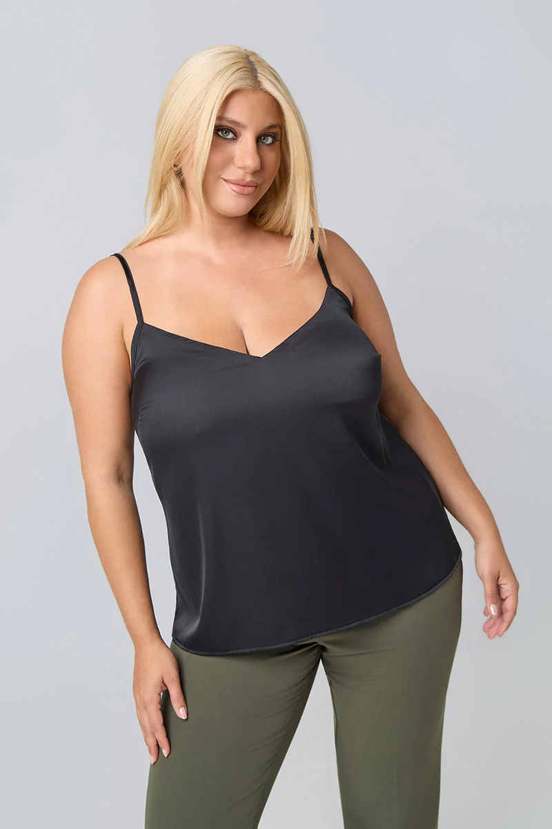 Μαύρο Lingerie Σατέν