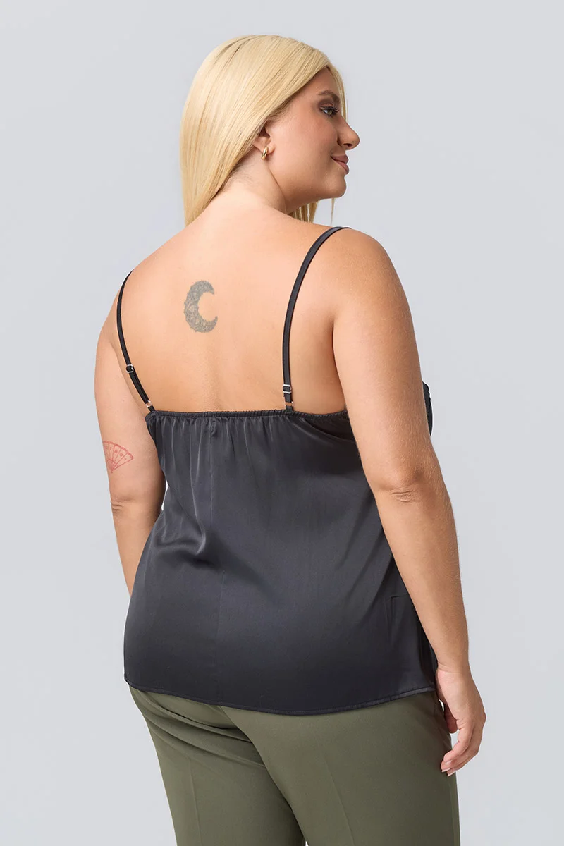 Μαύρο Lingerie Σατέν