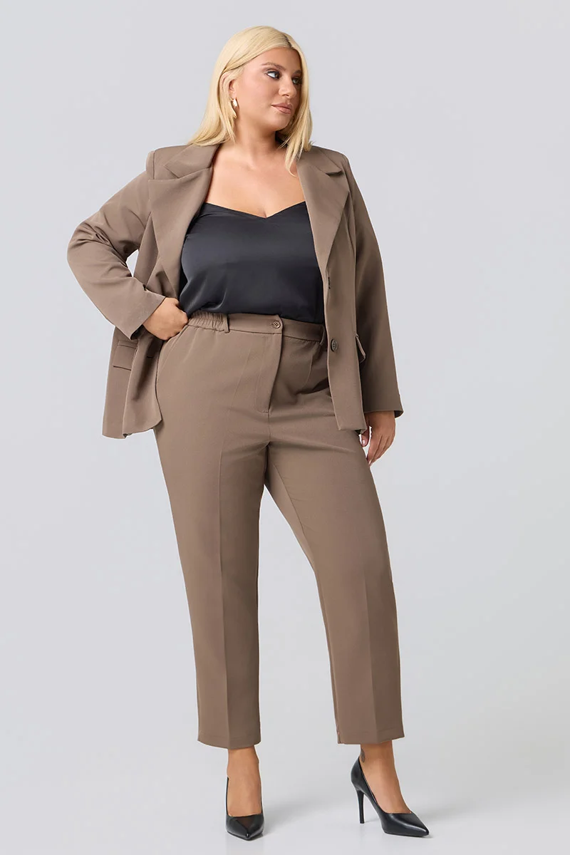 Plus Size Παντελόνι Πούρο