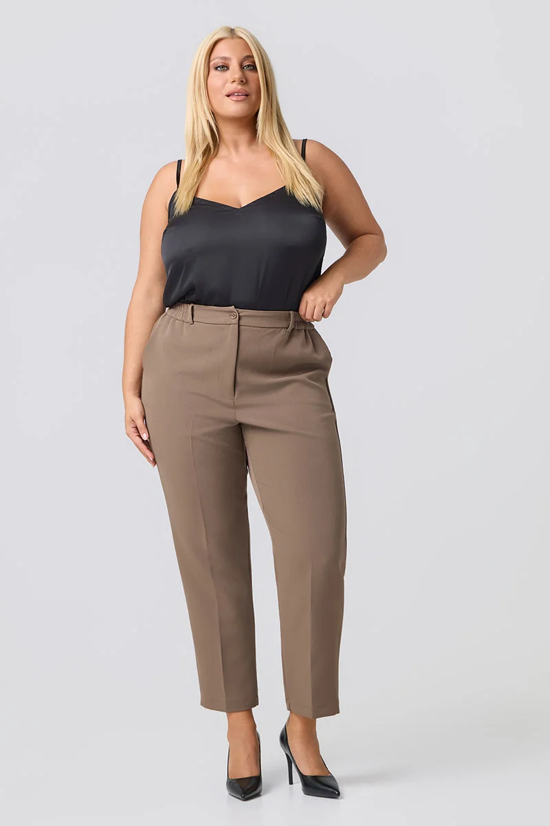 Plus Size Παντελόνι Πούρο