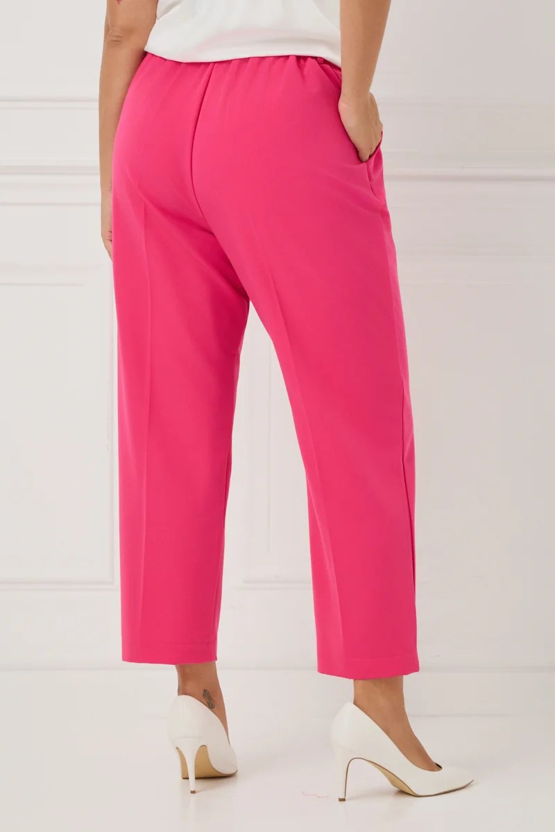 Plus Size Κοστούμι Με Φόδρα Φούξια