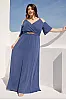 Φόρεμα Μουσελίνα Dusty Blue