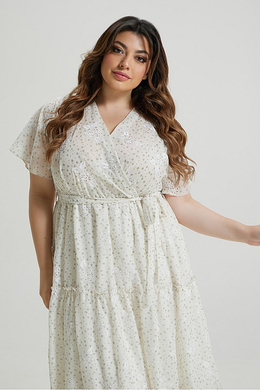 Milkwhite Floral Dress