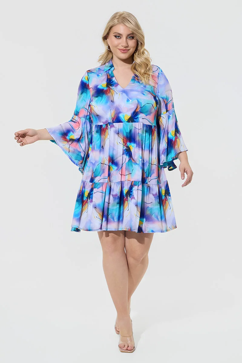 Mini Φόρεμα Με Floral Print