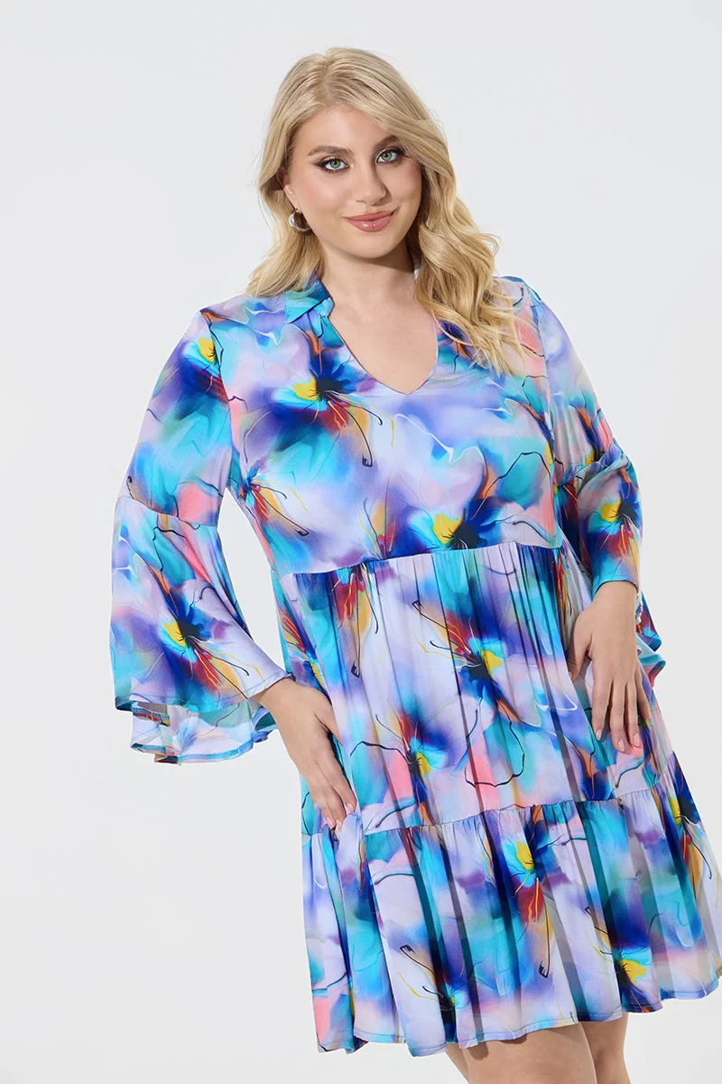 Mini Φόρεμα Με Floral Print