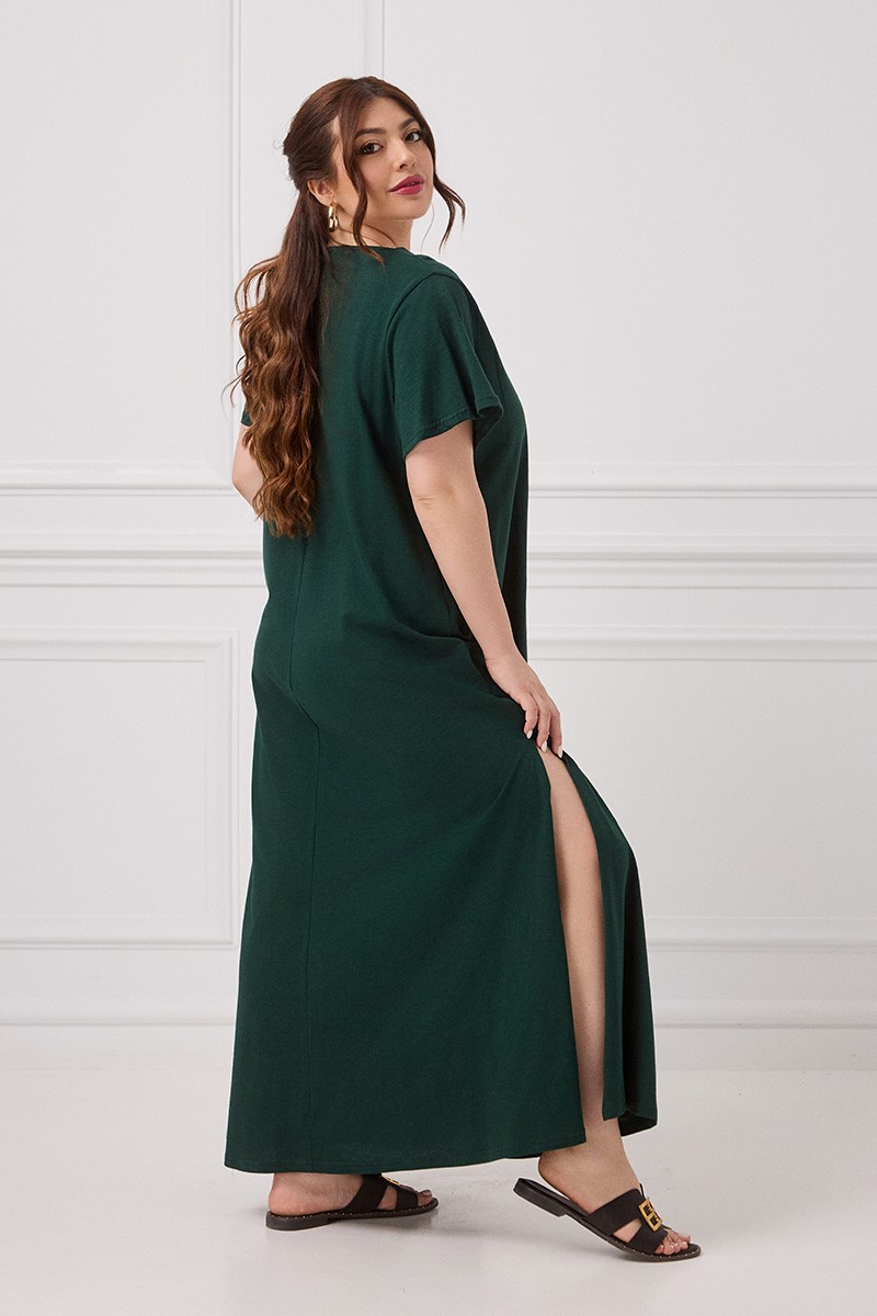 Lilium Cotton Dress Κυπαρισσί