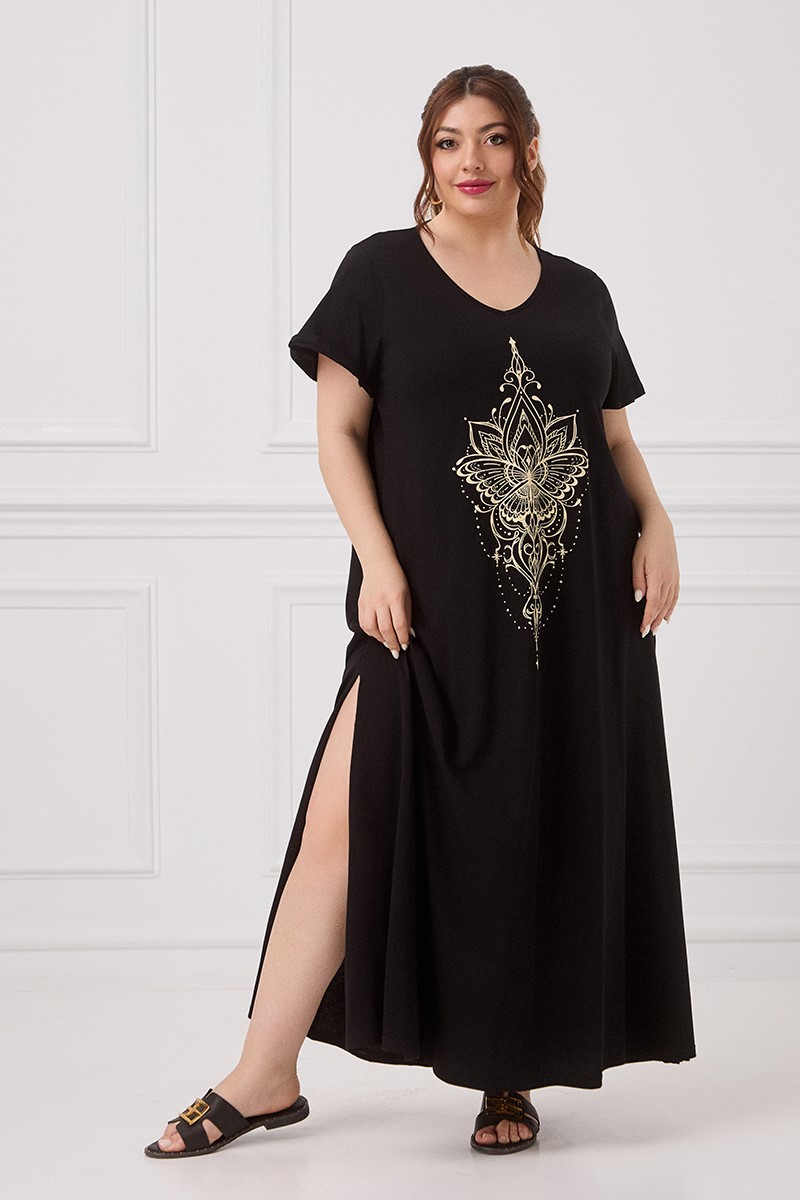 Bytterfly Cotton Dress Μαύρο