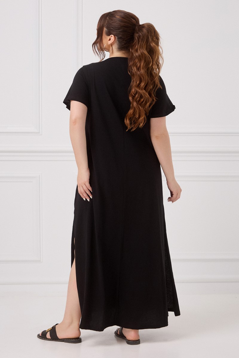 Bytterfly Cotton Dress Μαύρο