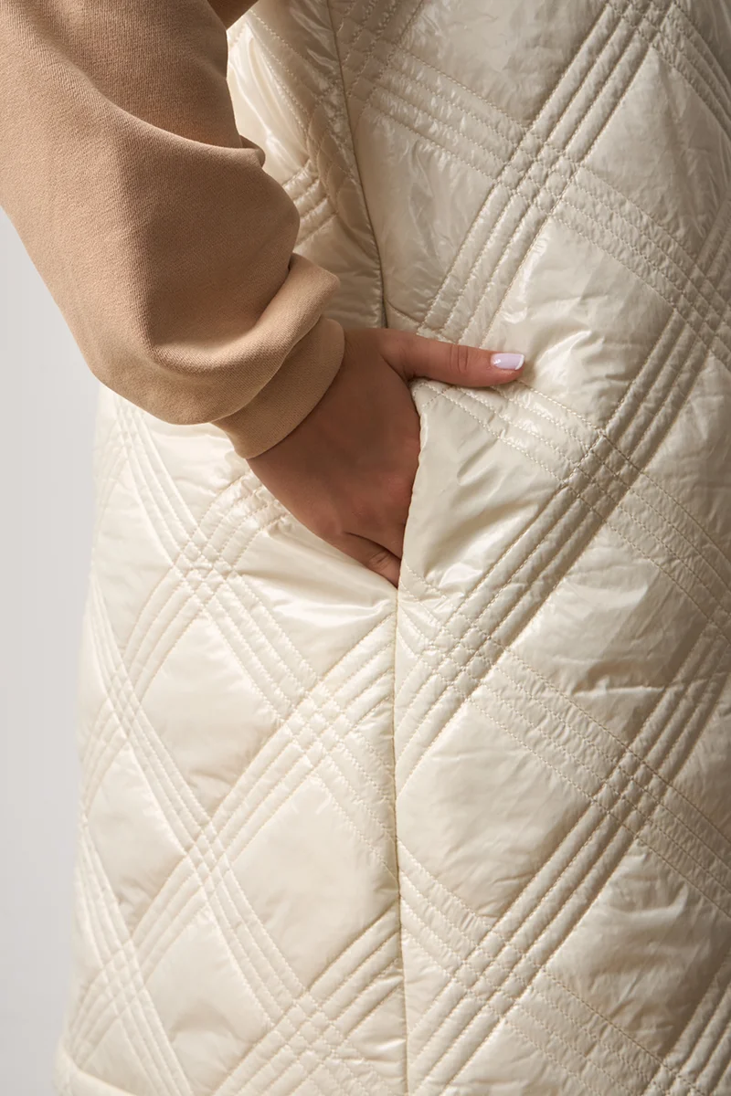 Αμάνικο Μπουφάν Καπιτονέ Εκρού