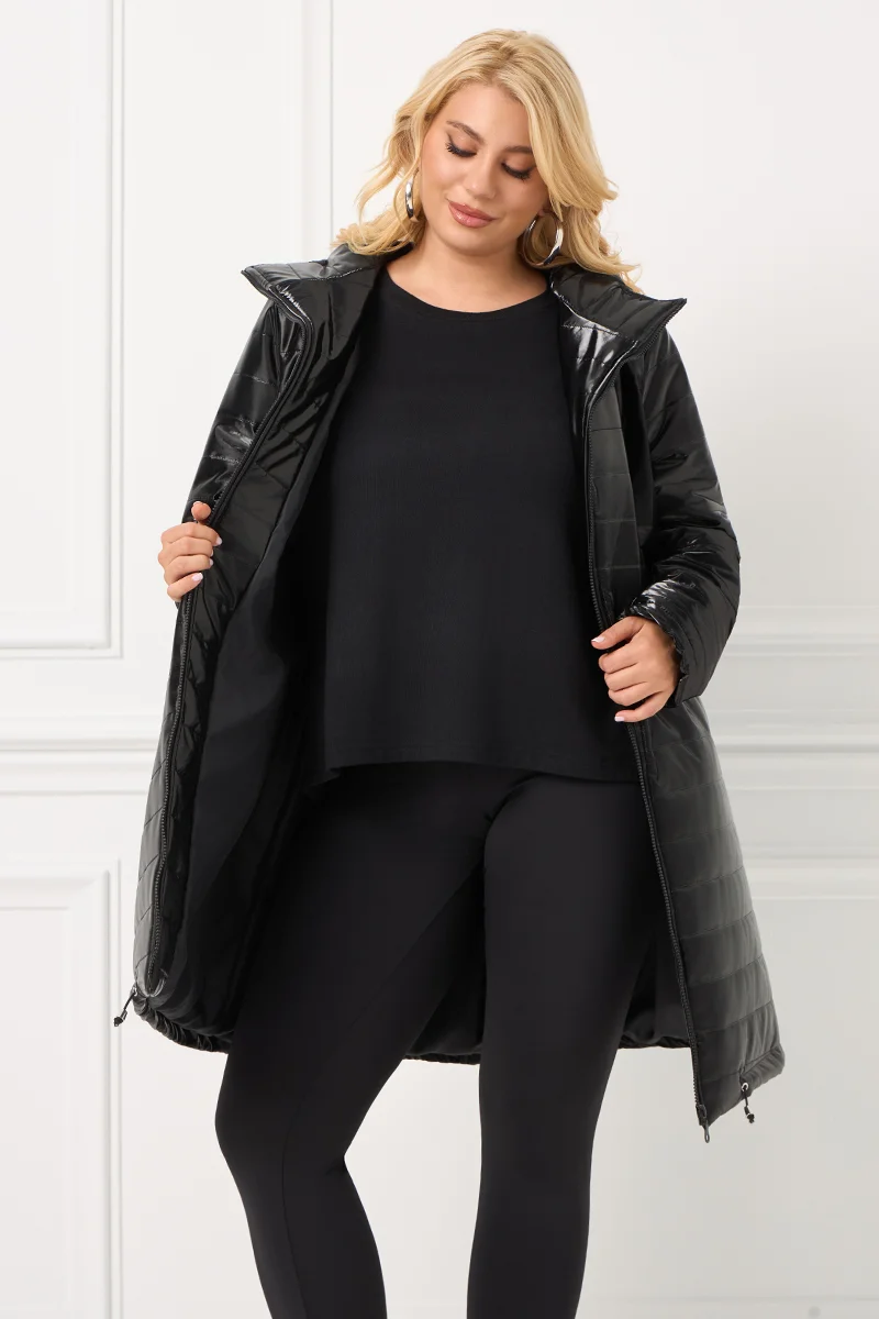 Αμάνικο Μπουφάν Καπιτονέ Μαύρο