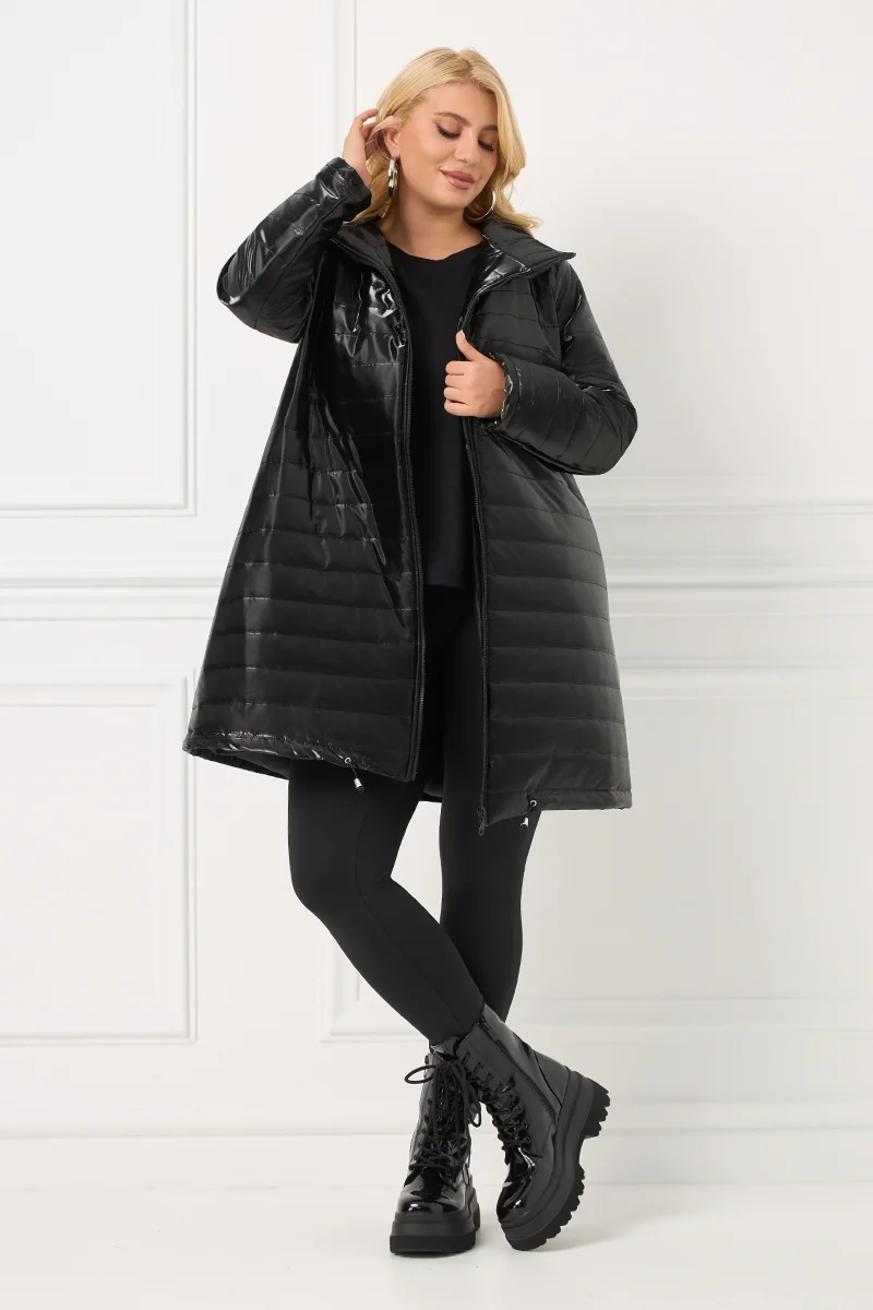 Αμάνικο Μπουφάν Καπιτονέ Μαύρο