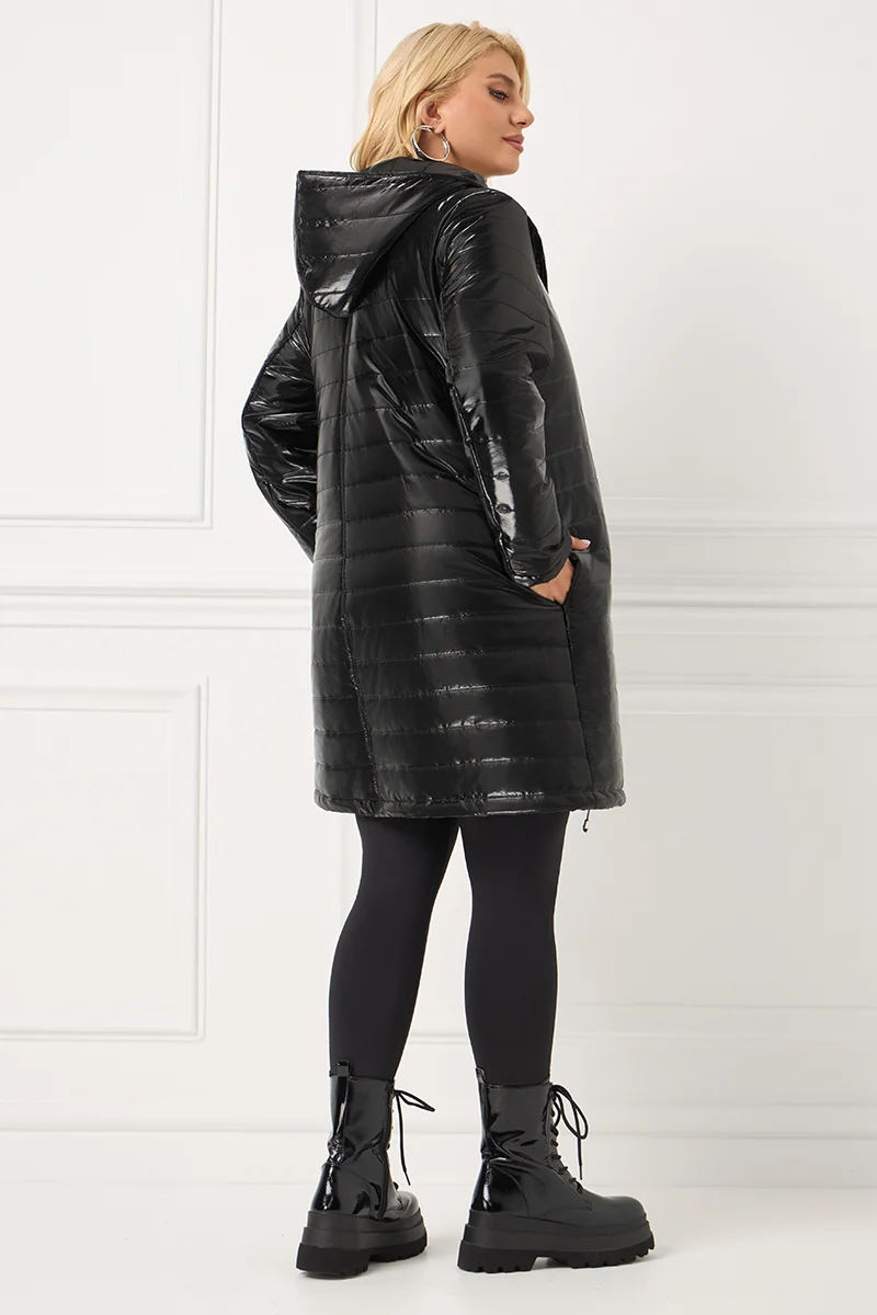 Αμάνικο Μπουφάν Καπιτονέ Μαύρο