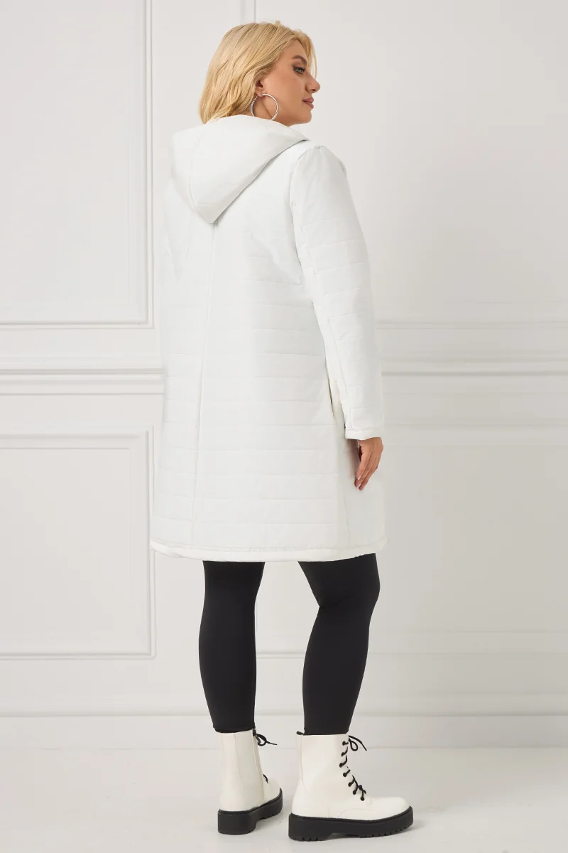 Μπουφάν Καπιτονέ Λευκό