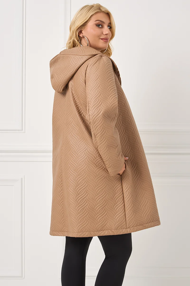  Μπουφάν Δερματίνη Καμηλό