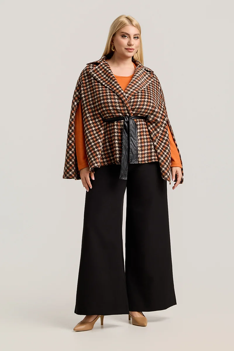 Καρό Κάπα Με Ζώνη