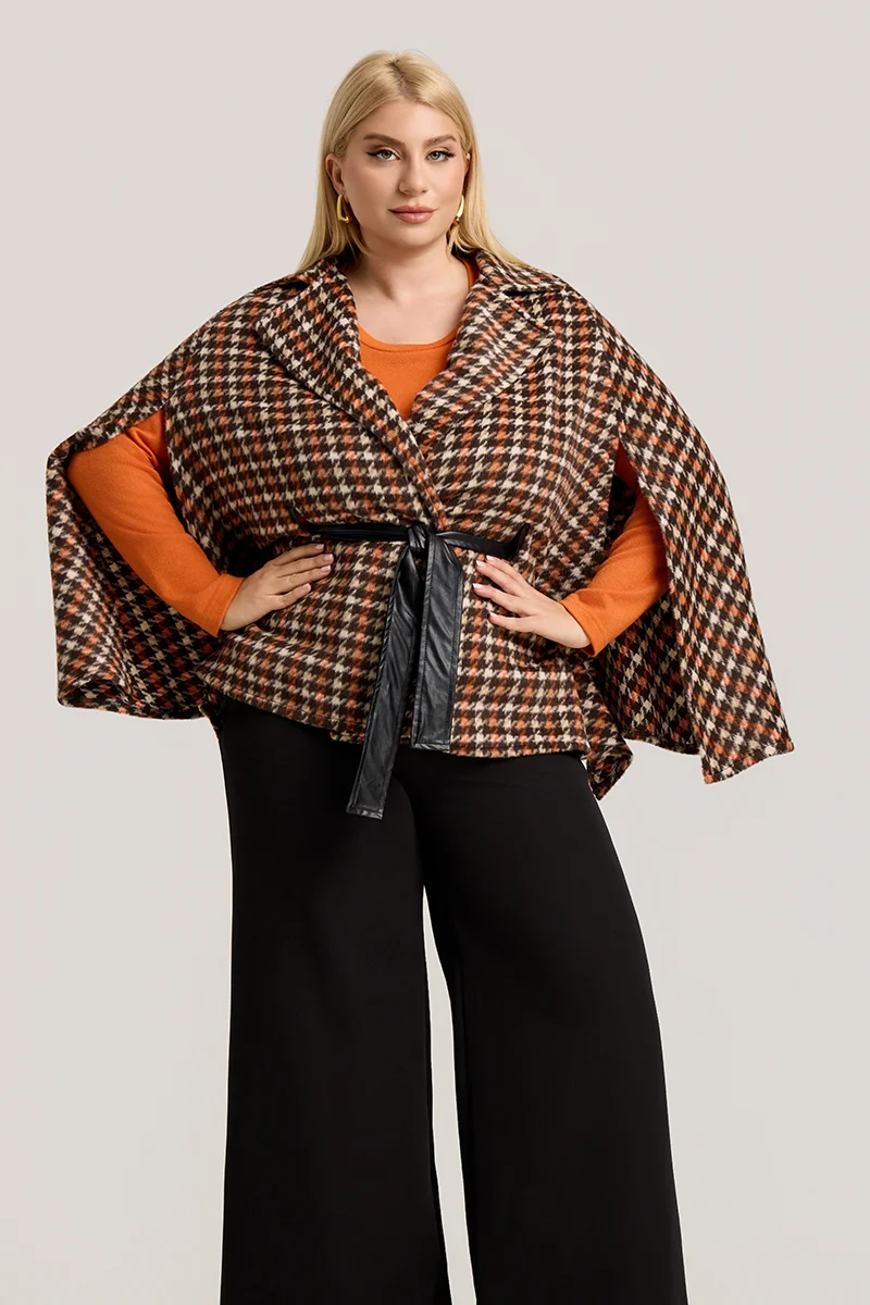 Καρό Κάπα Με Ζώνη