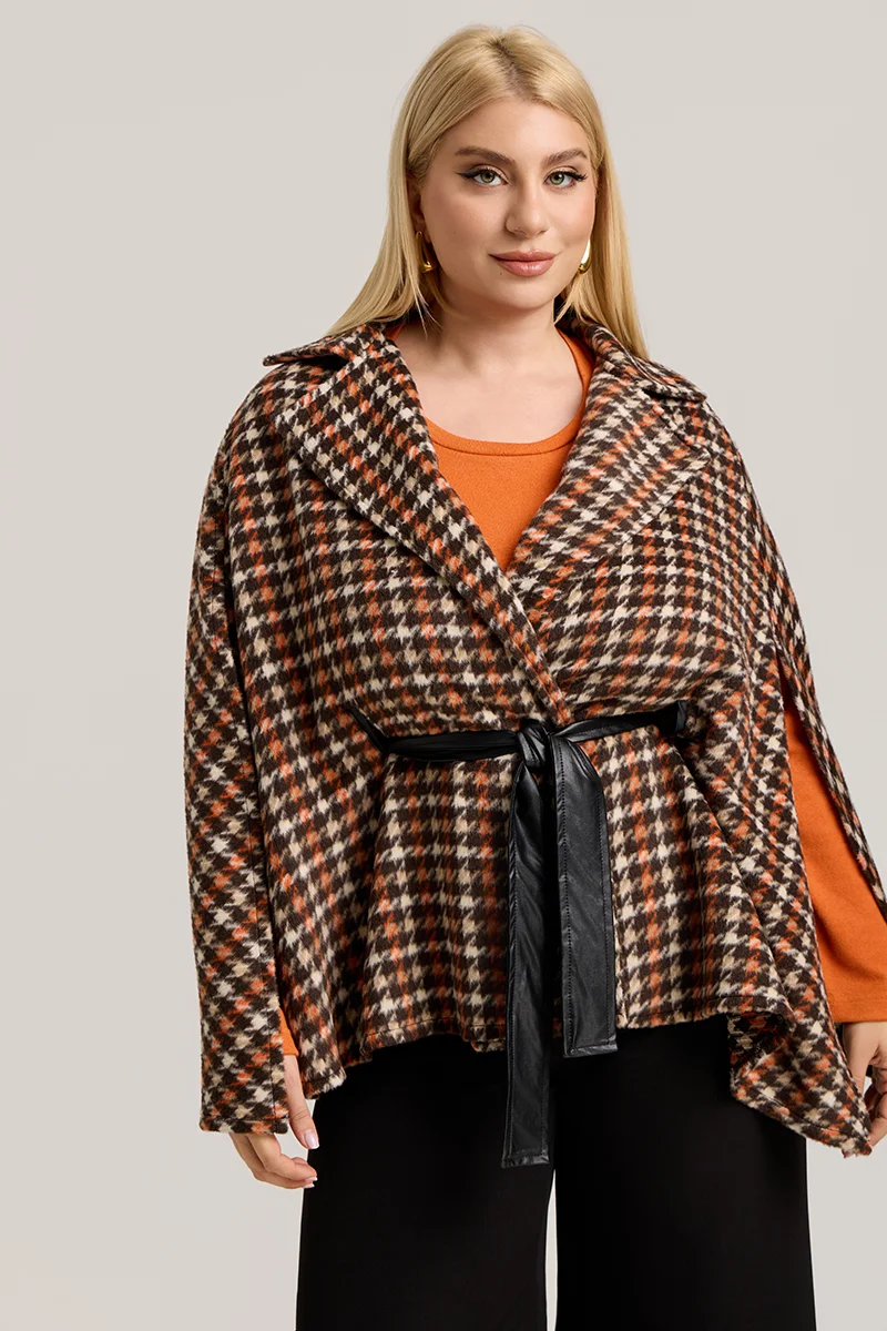 Καρό Κάπα Με Ζώνη