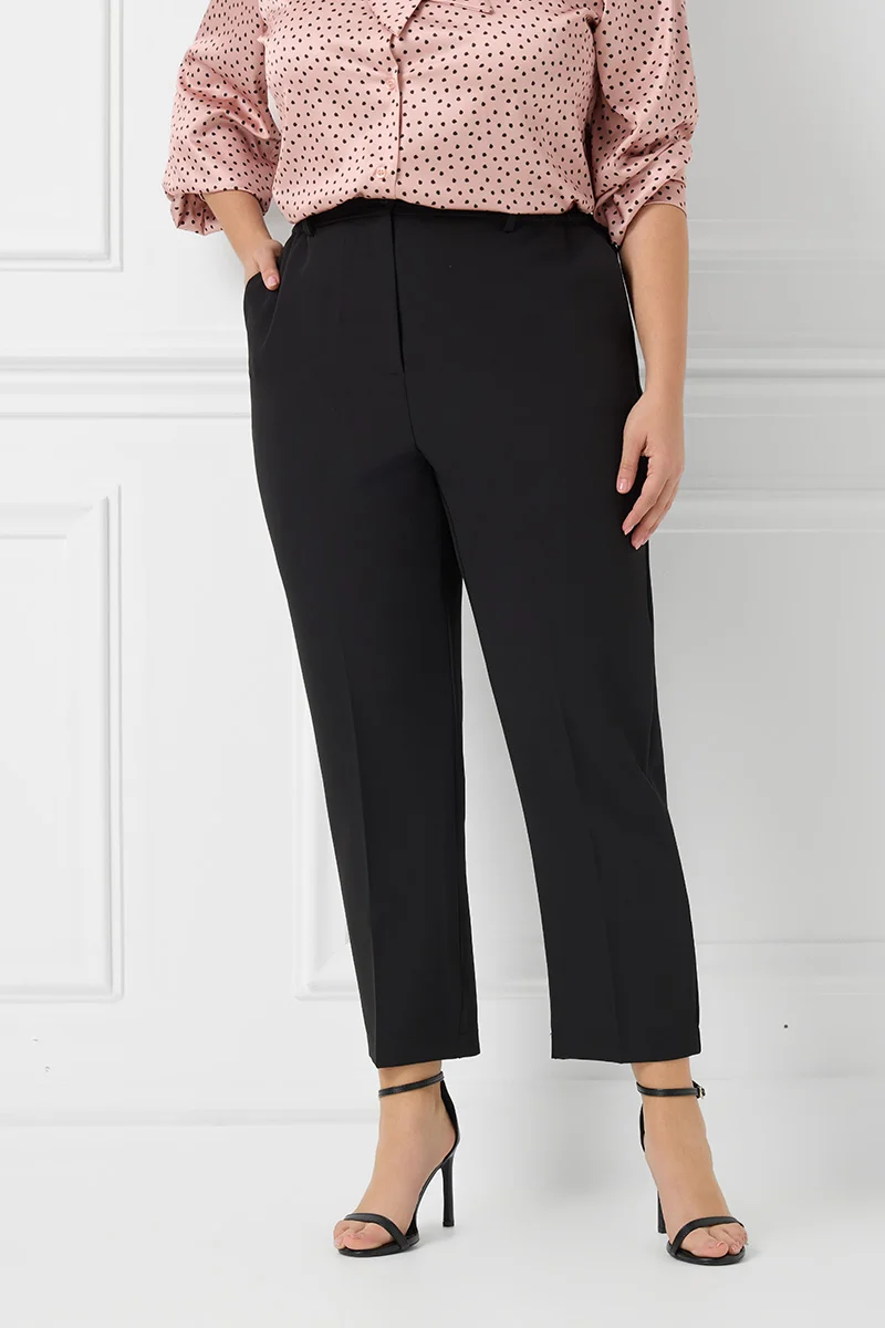 Μαύρο Σετ Παντελόνι & Γιλέκο  