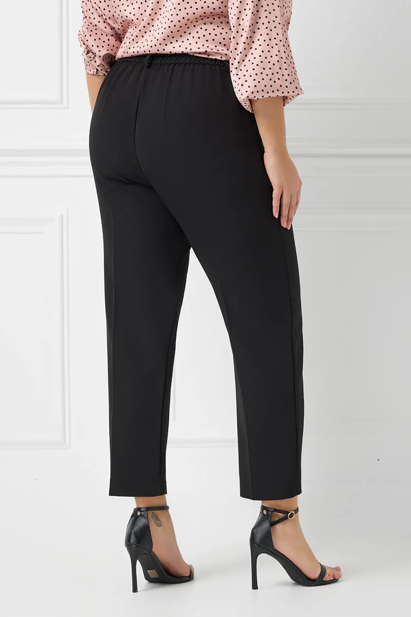 Μαύρο Σετ Παντελόνι & Γιλέκο  