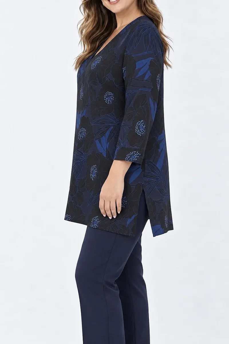 Oversized Μπλούζα Navy 