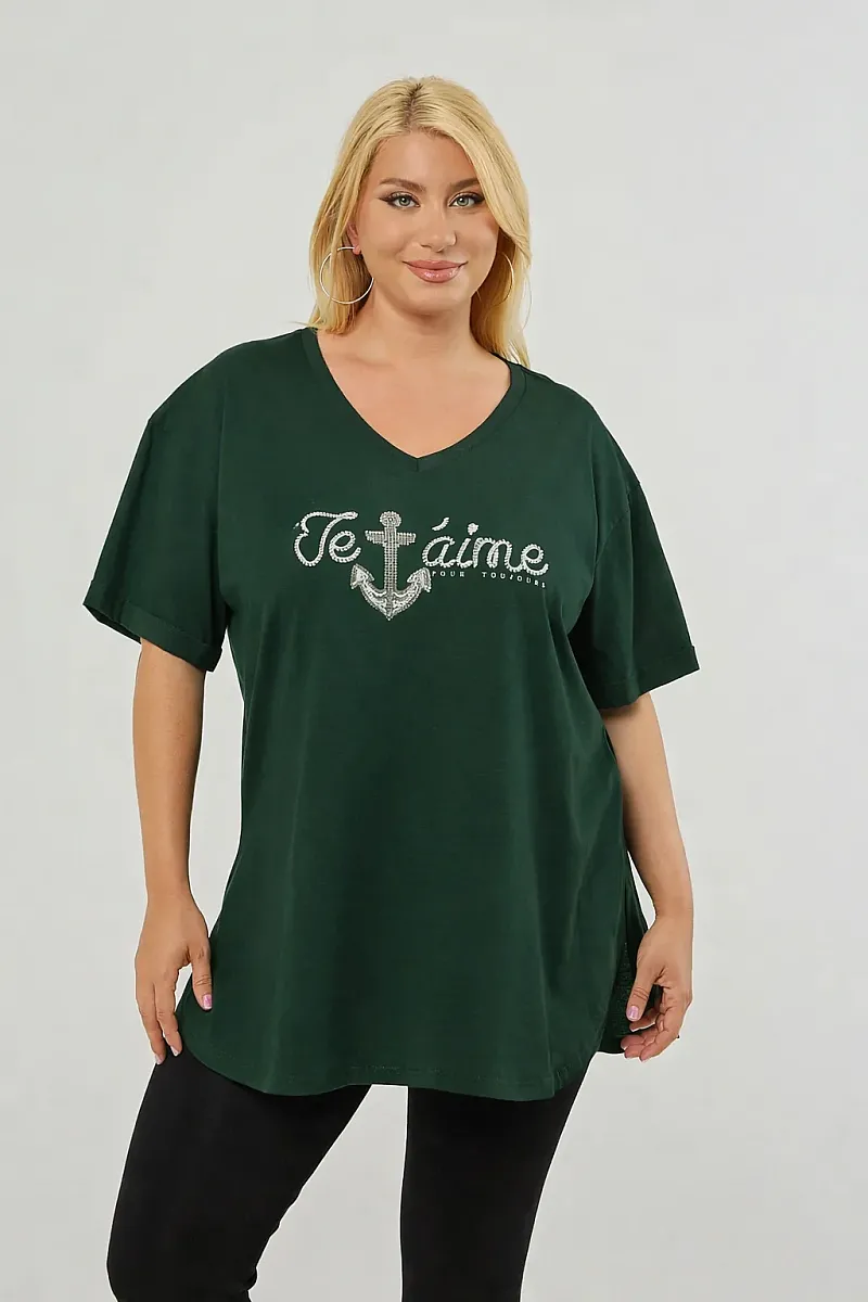 Κυπαρισσί T-Shirt Je t'aime