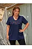 Navy T-Shirt Με Κεντημένη Σταμπα 