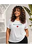 T-Shirt Με Κέντημα Φιλάκι Λευκό