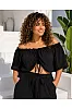 Μαύρη Μπλούζα Off-Shoulder 