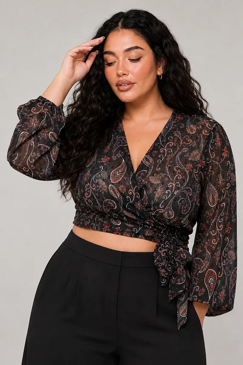 Crop Top Με Δέσιμο