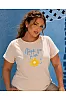 Μπεζ T-Shirt Με Κέντημα Μαργαρίτα 