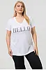 Λευκό T-Shirt Με Στάμπα Hello 
