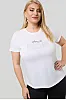 Λευκό T-Shirt Με Λεπτομέρειες Από Στρας