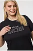 Μαύρο T-Shirt Με Λεπτομέρειες Από Στρας
