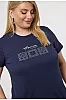 Navy T-Shirt Με Λεπτομέρειες Από Στρας