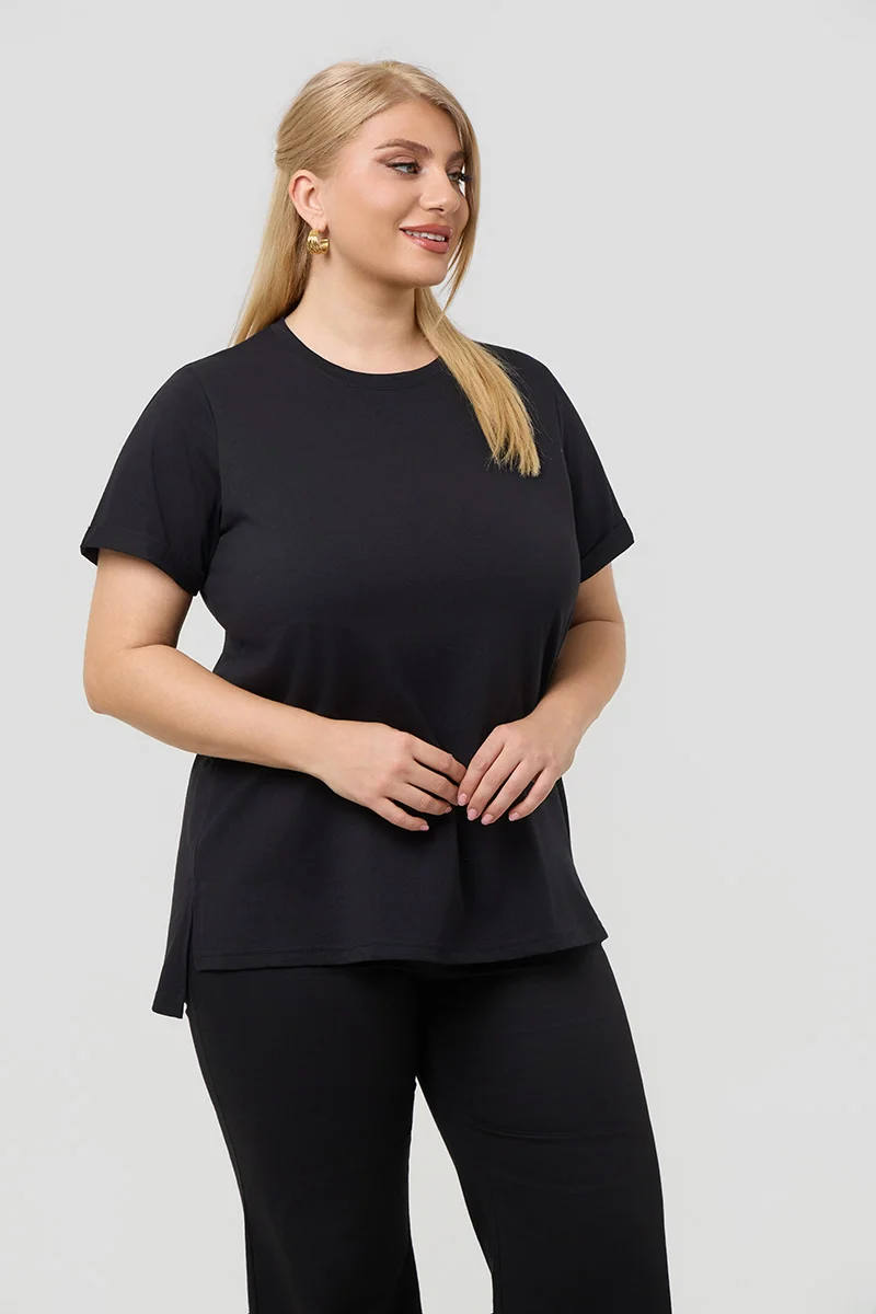 Μαύρο Basic T-Shirt 