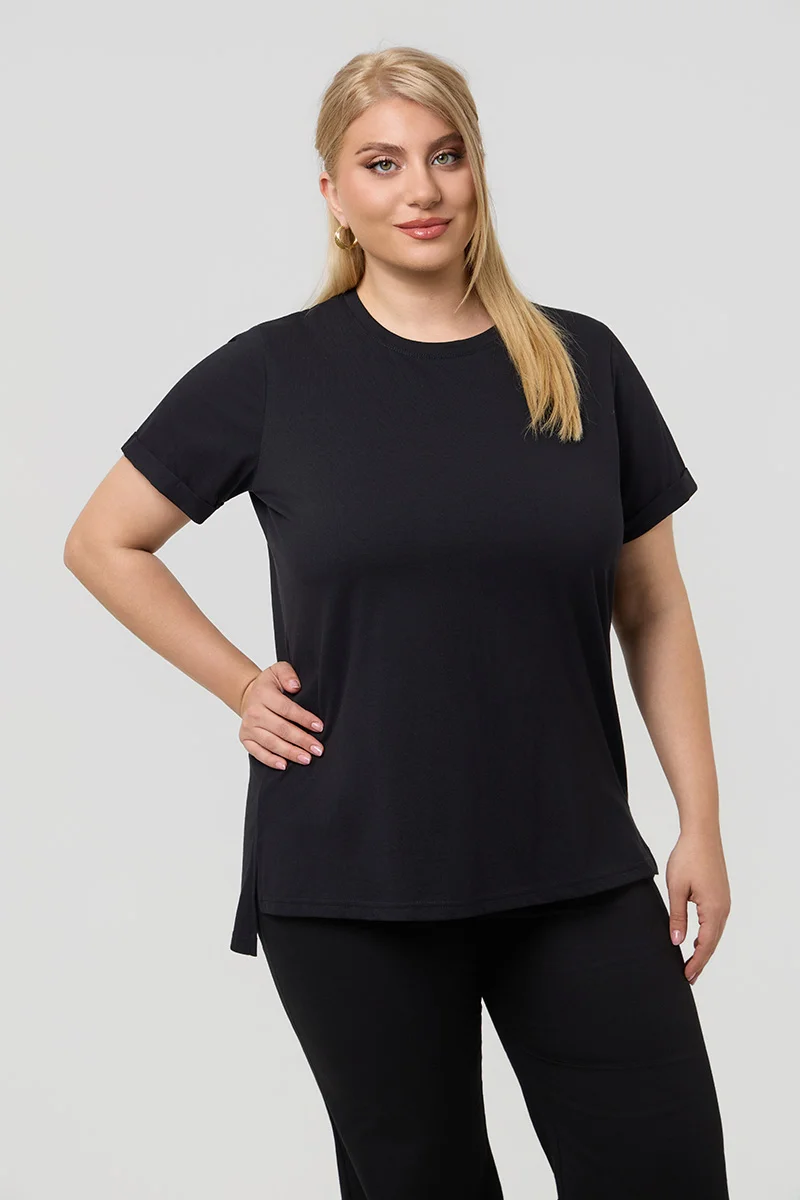 Μαύρο Basic T-Shirt 