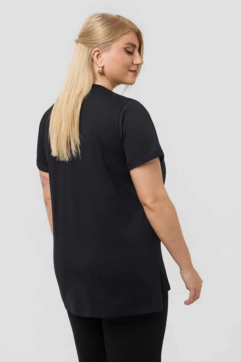 Μαύρο Basic T-Shirt 