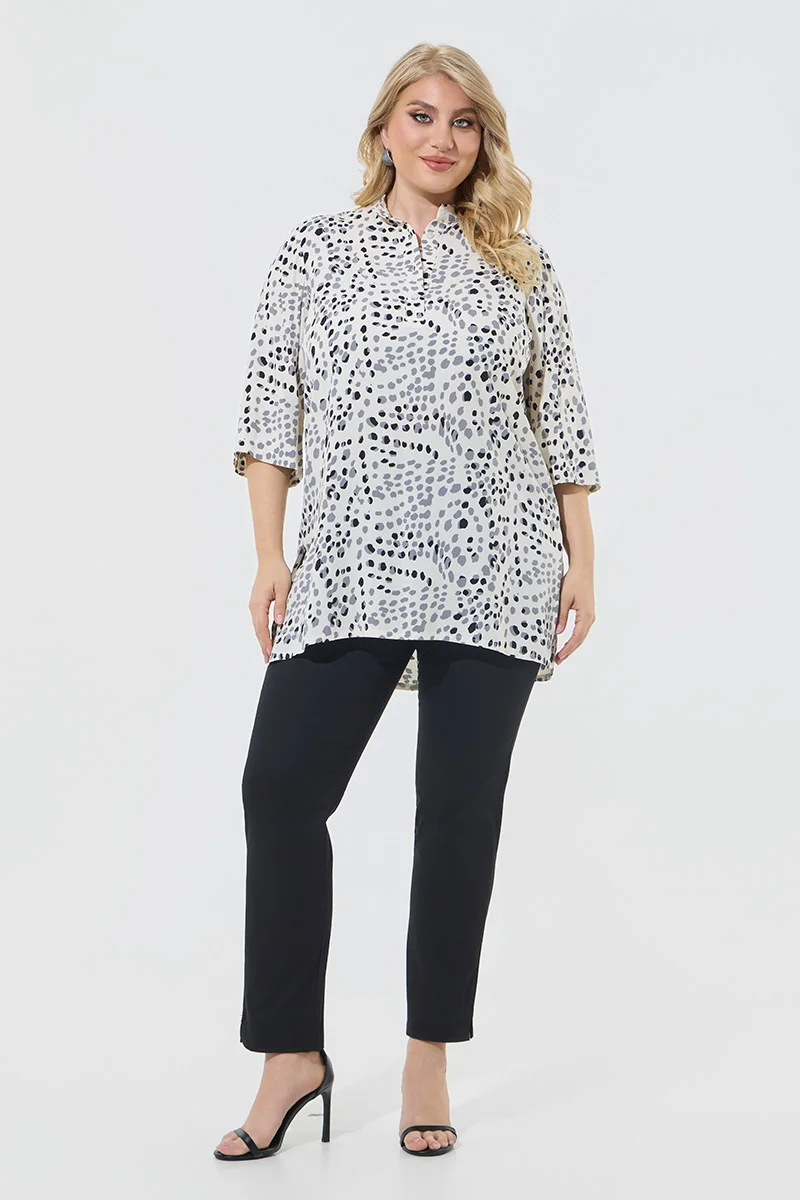 Oversized Μπλουζοπουκάμισο Πουα 