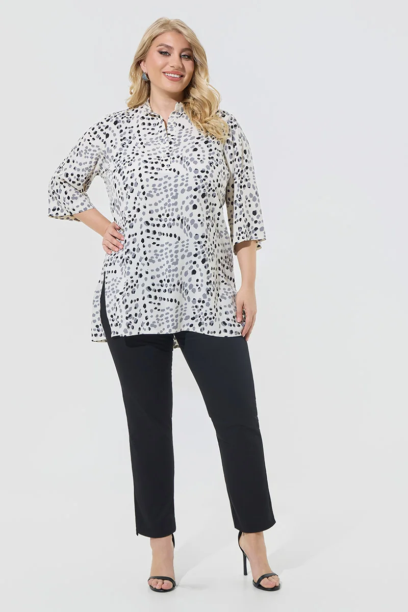 Oversized Μπλουζοπουκάμισο Πουα 