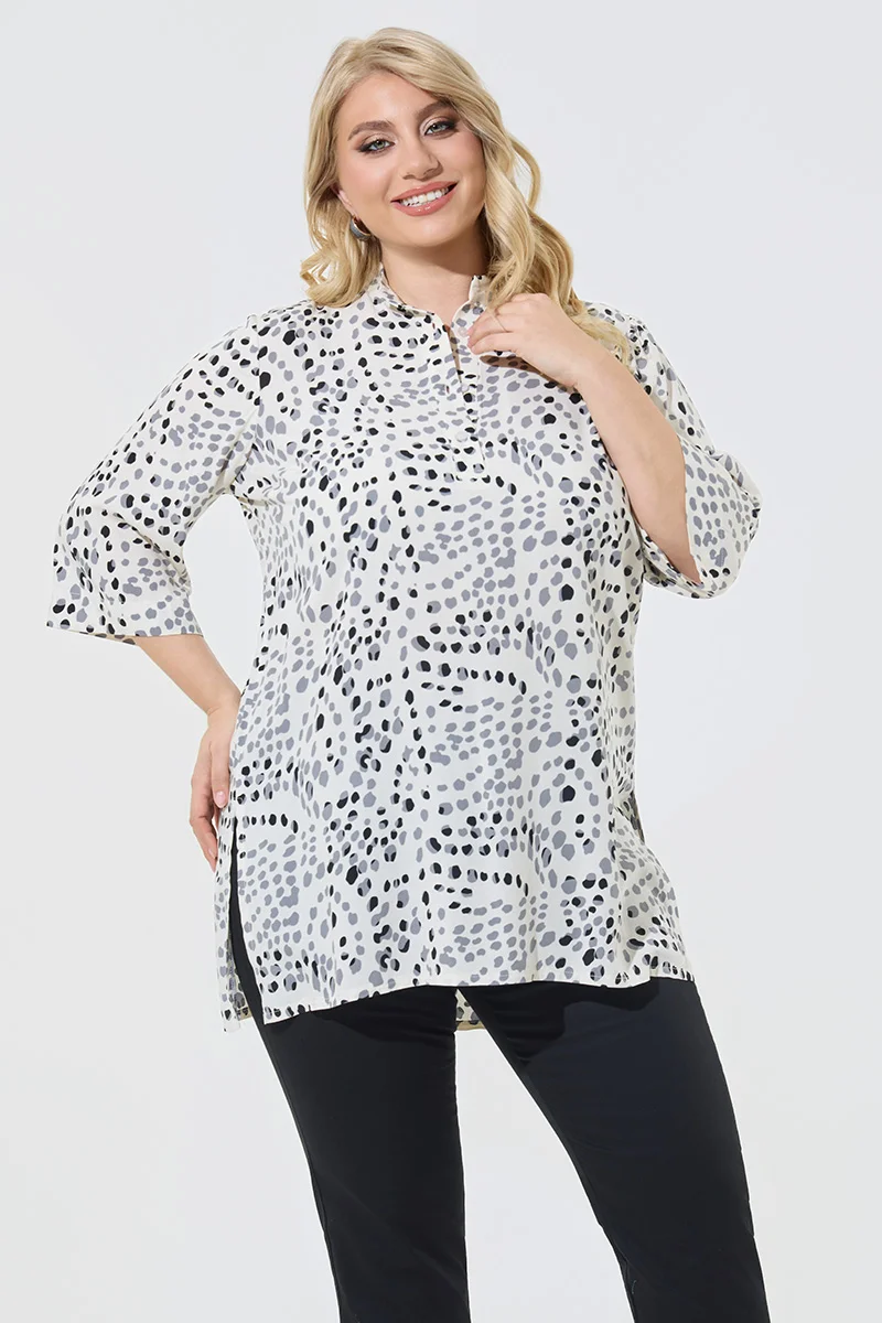 Oversized Μπλουζοπουκάμισο Πουα 