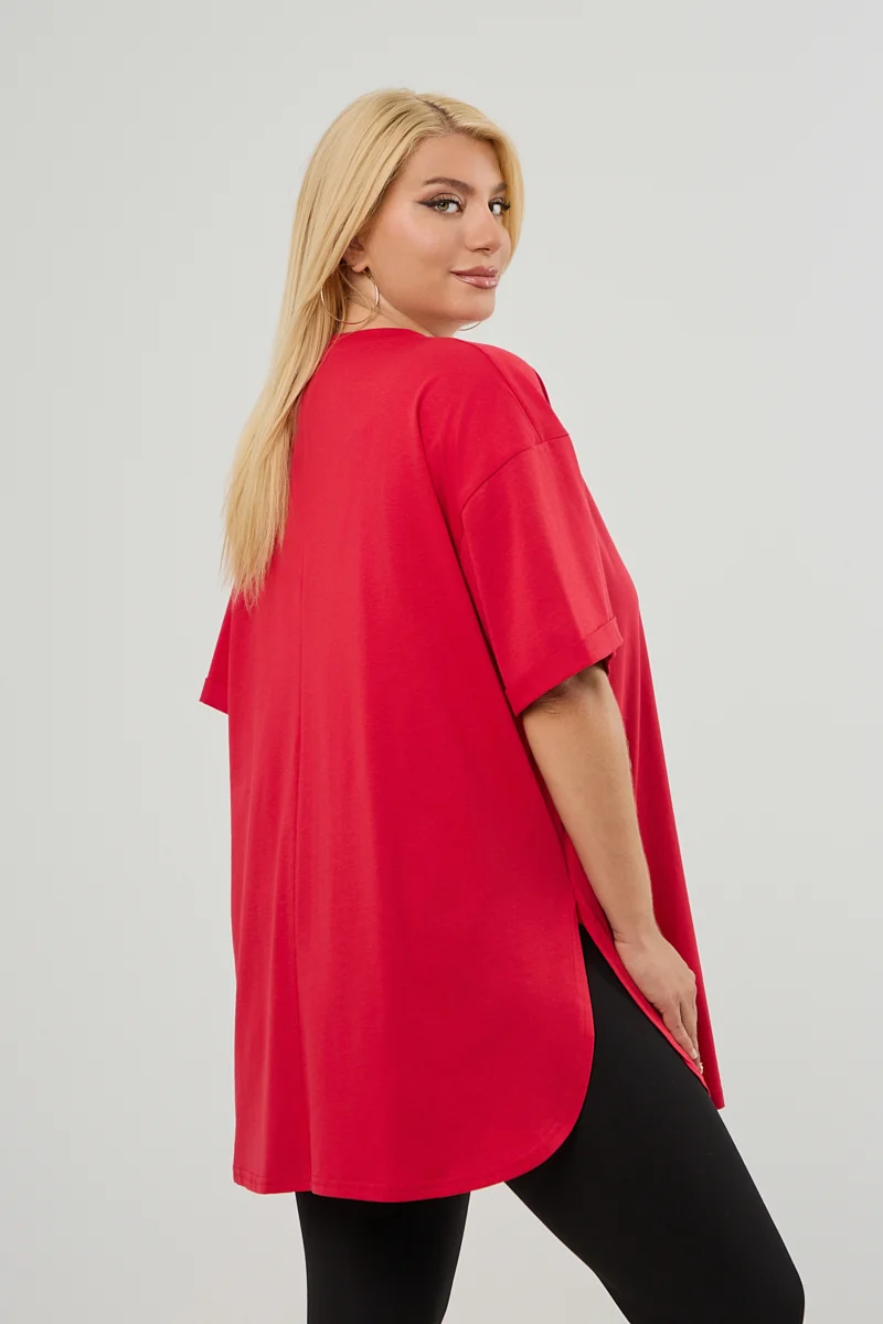 Κόκκινο T-Shirt Je t'aime