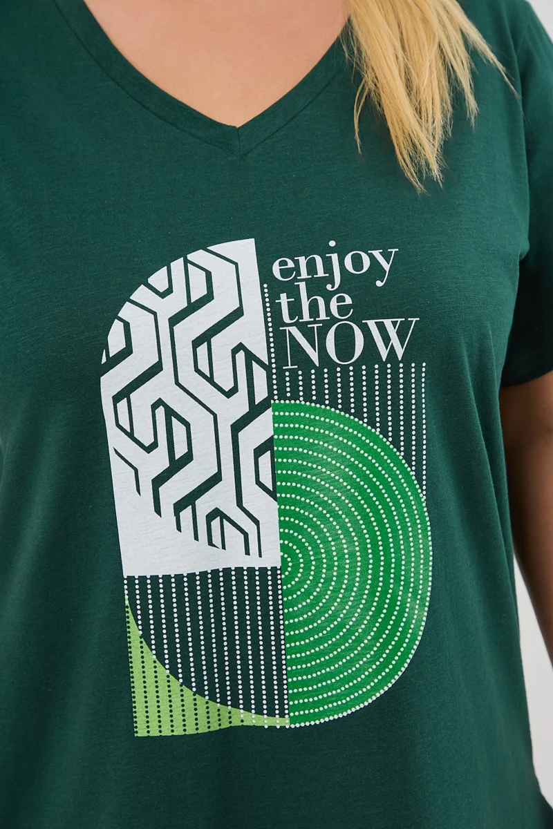 Κυπαρισσί Plus Size T-Shirt 