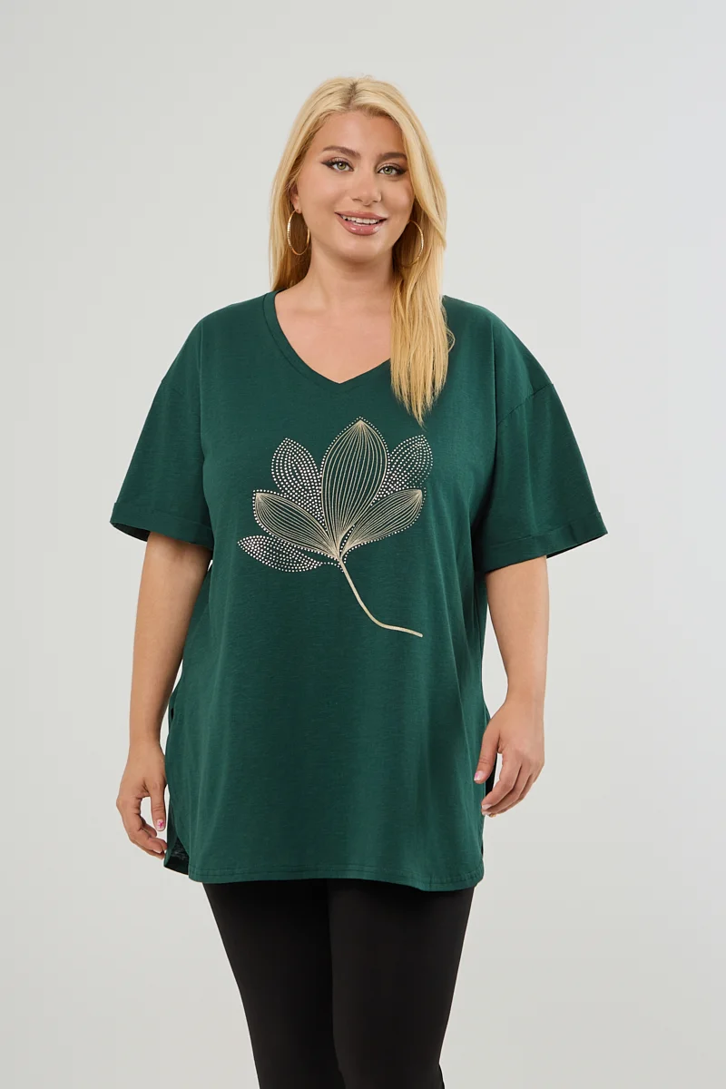 Κυπαρισσί Plus Size T-Shirt Magnolia