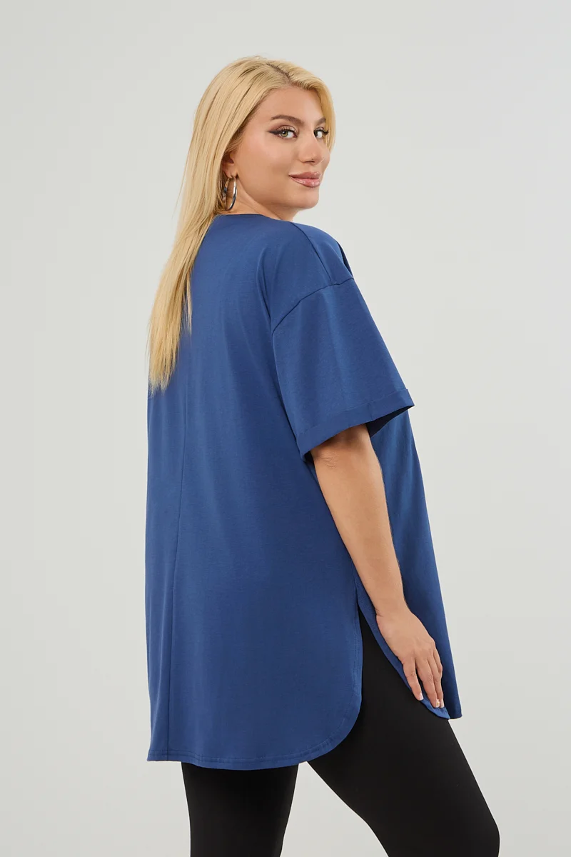 Intigo Plus Size T-Shirt Butterfly 