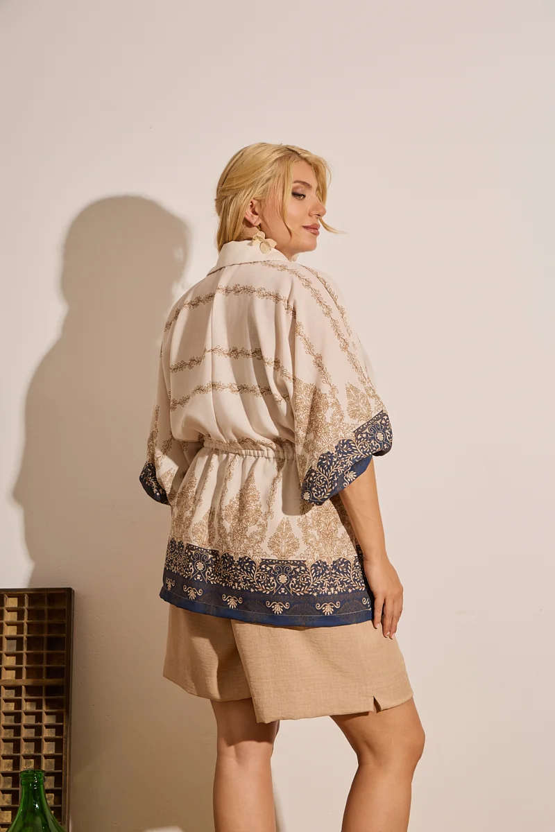 Μπλούζα Λινό Boho Chic 