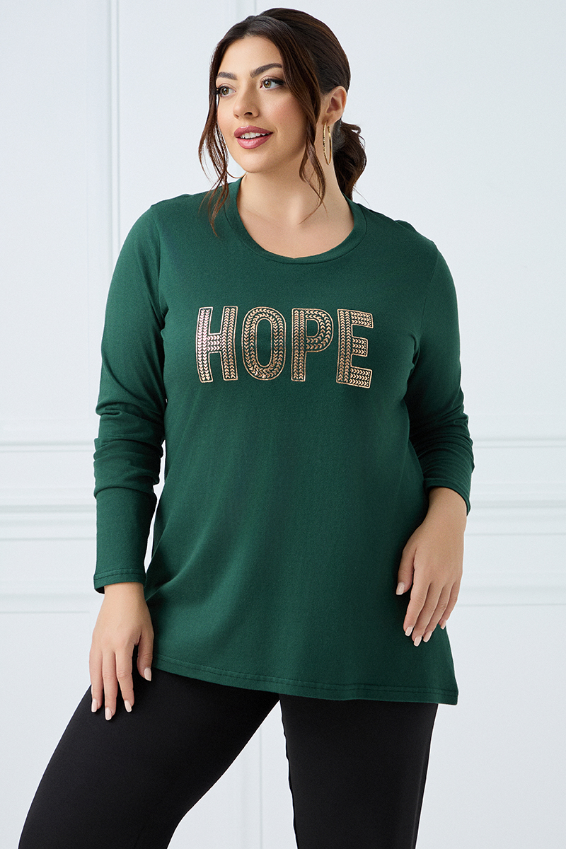 Μακρυμάνικο T-Shirt Hope Κυπαρισσί