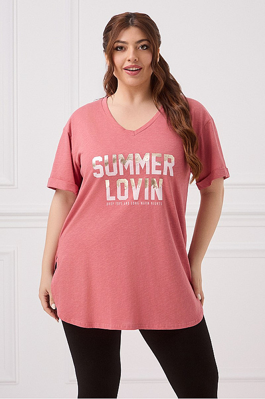 Summer Lovin T-Shirt Σομόν