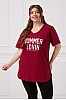 Summer Lovin T-Shirt Μπορντό