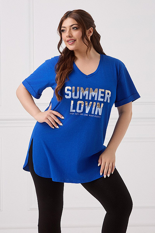 Summer Lovin T-Shirt Μπλε