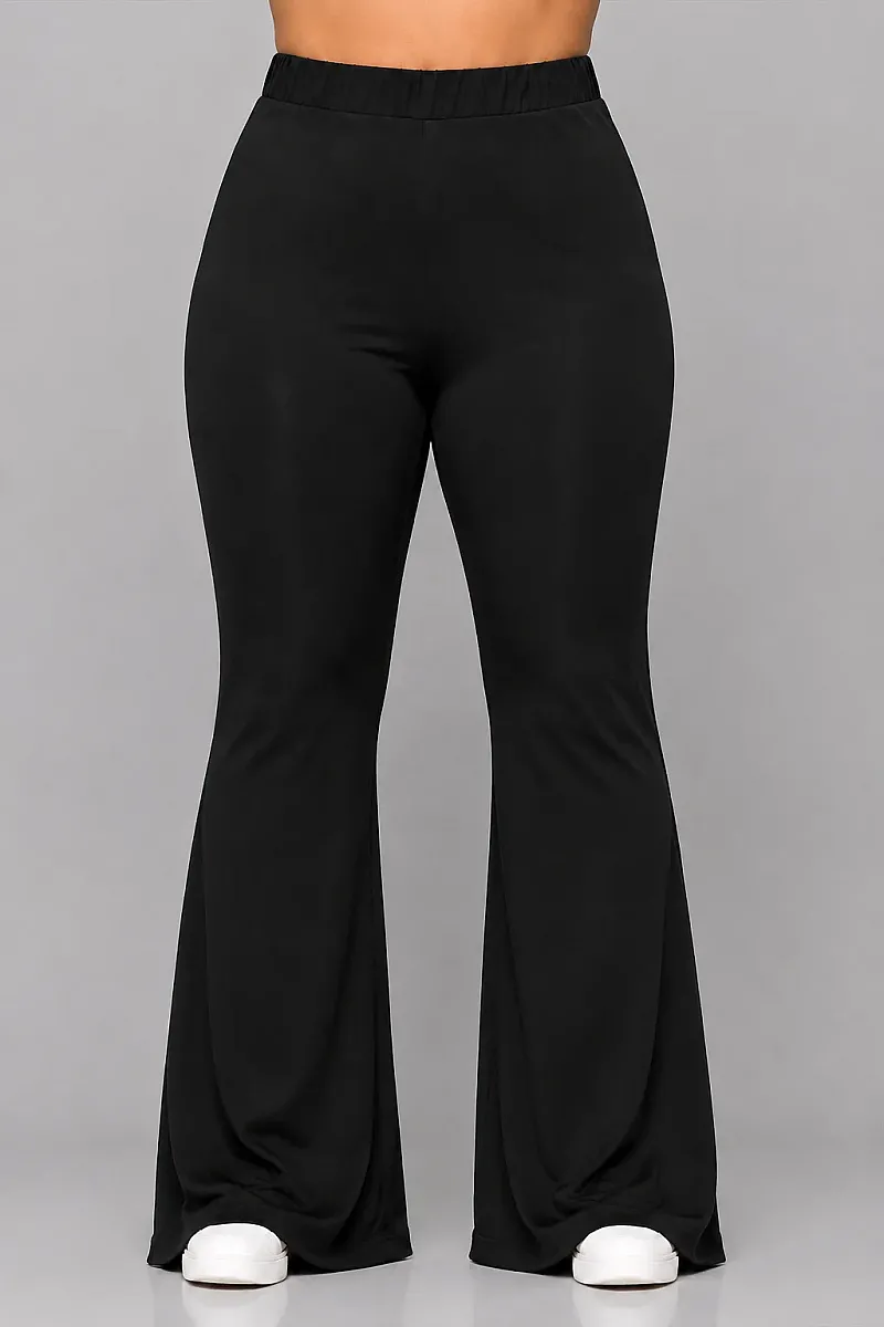 Ψιλομέση Παντελόνι Καμπάνα Viscose